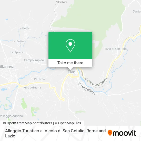 Alloggio Turistico al Vicolo di San Getulio map