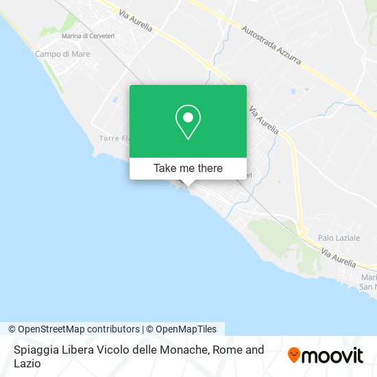 Spiaggia Libera Vicolo delle Monache map