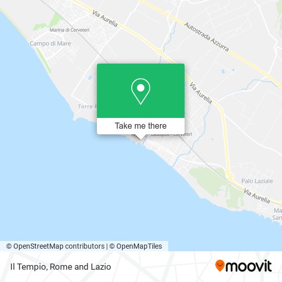 Il Tempio map