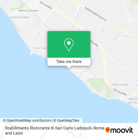 Stabilimento Ristorante di Ilari Carlo Ladispoli map