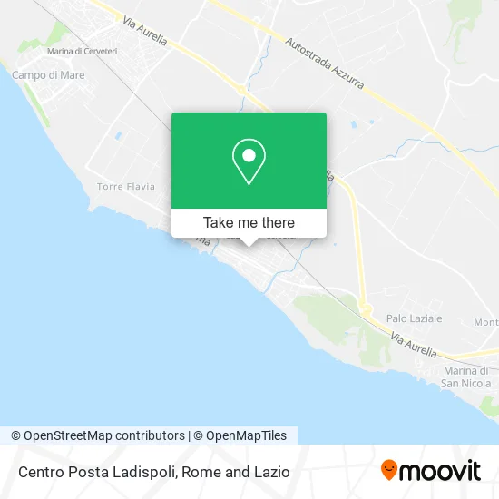 Centro Posta Ladispoli map