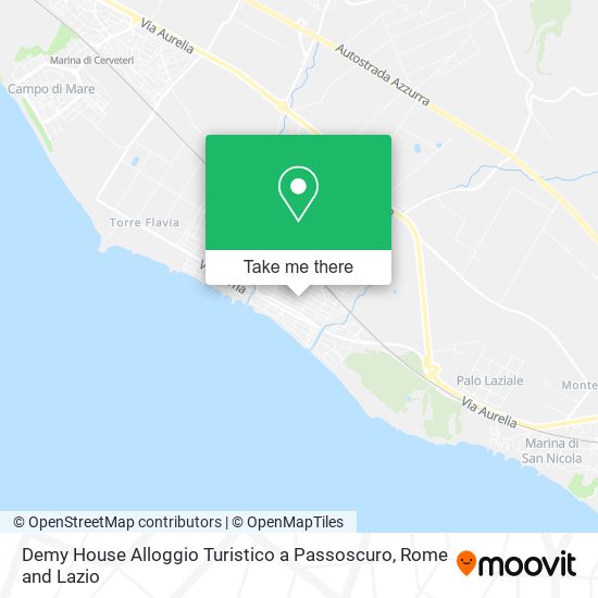 Demy House Alloggio Turistico a Passoscuro map