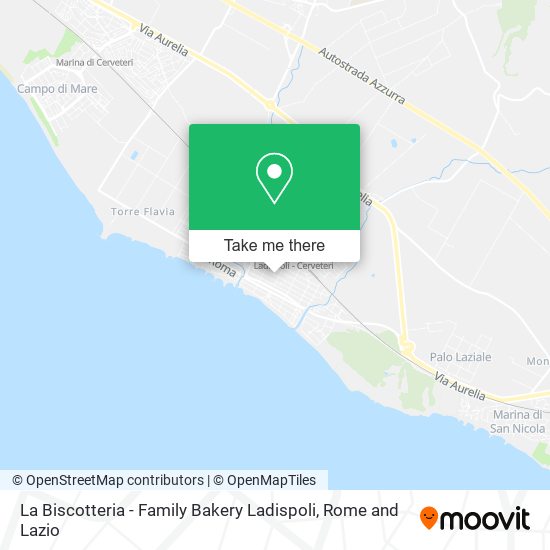 La Biscotteria - Family Bakery Ladispoli map