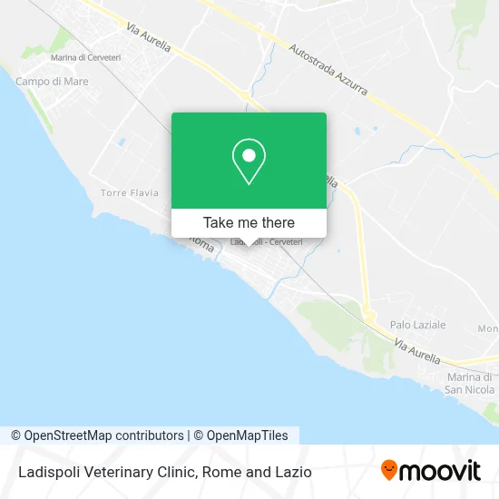 Ladispoli Veterinary Clinic map