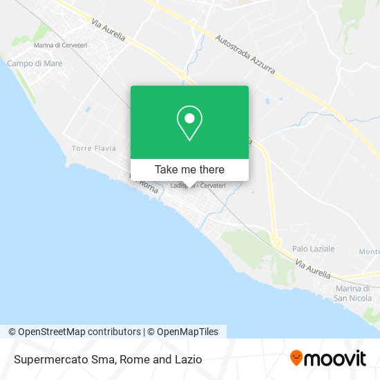 Supermercato Sma map