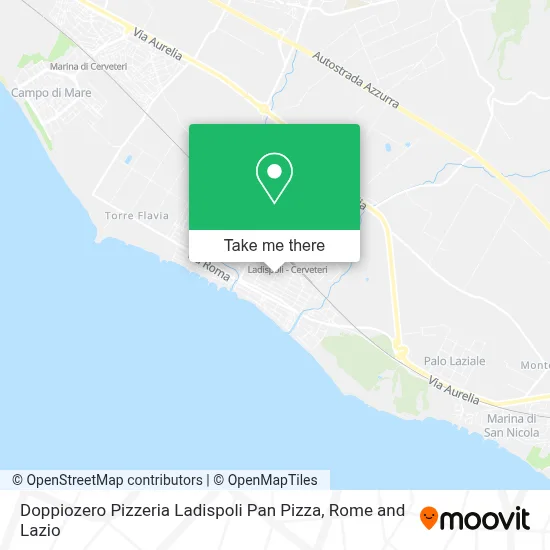 Doppiozero Pizzeria Ladispoli Pan Pizza map