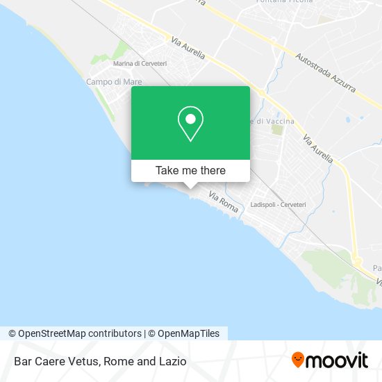 Bar Caere Vetus map