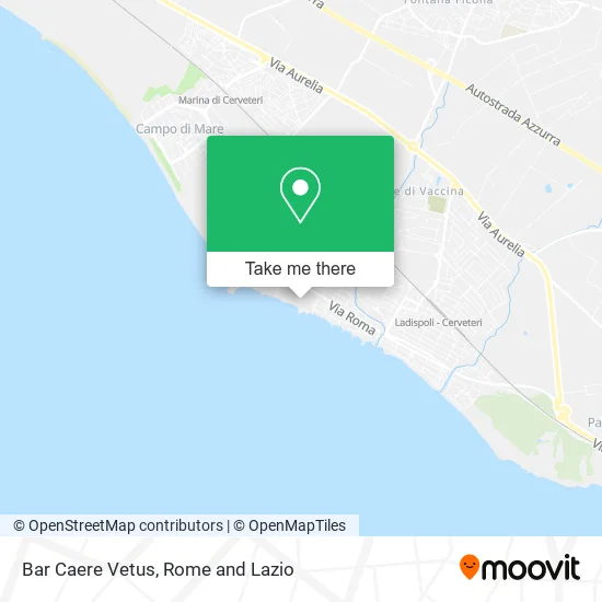 Caere Vetus Bar map