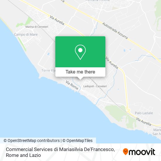 Commercial Services di Mariasilvia De'Francesco map