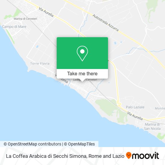 La Coffea Arabica di Secchi Simona map