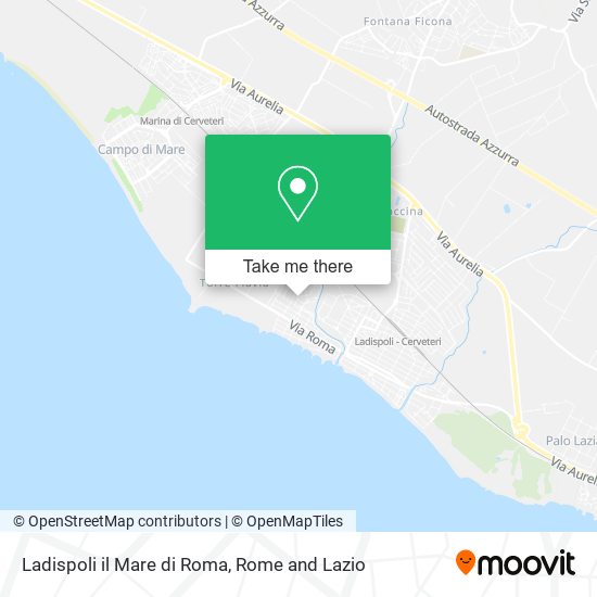 Ladispoli il Mare di Roma map