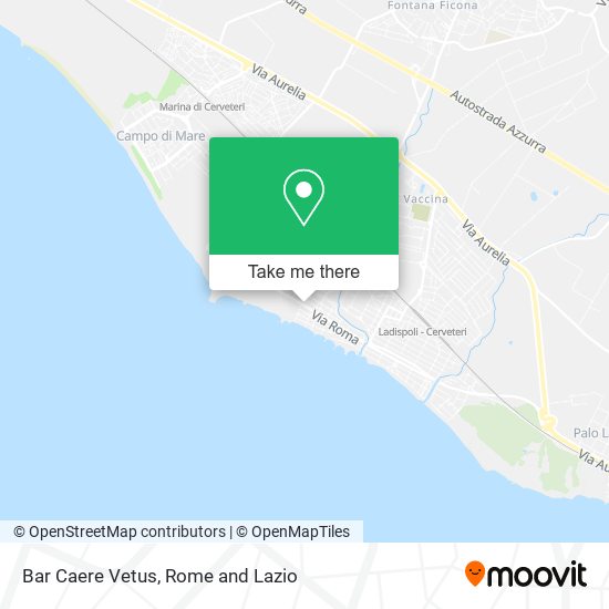 Bar Caere Vetus map