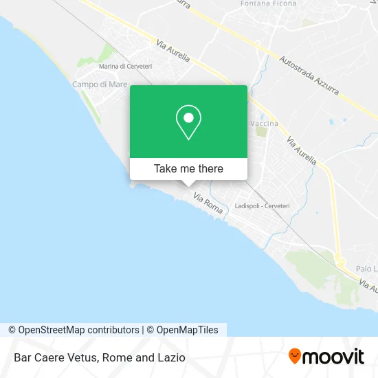 Caere Vetus Bar map