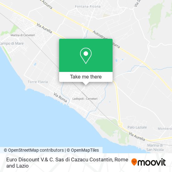 Euro Discount V.& C. Sas di Cazacu Costantin map