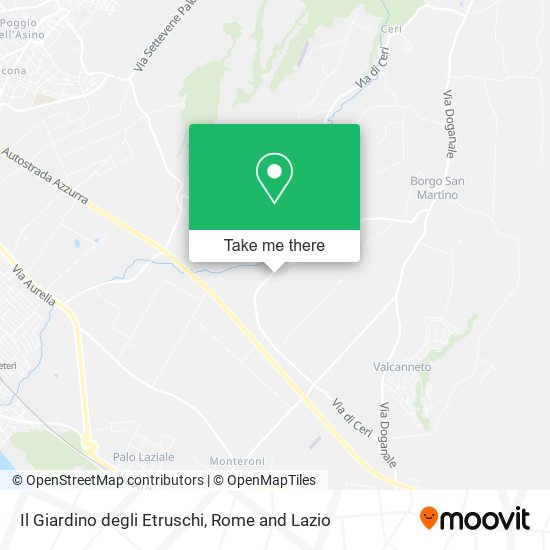 Il Giardino degli Etruschi map