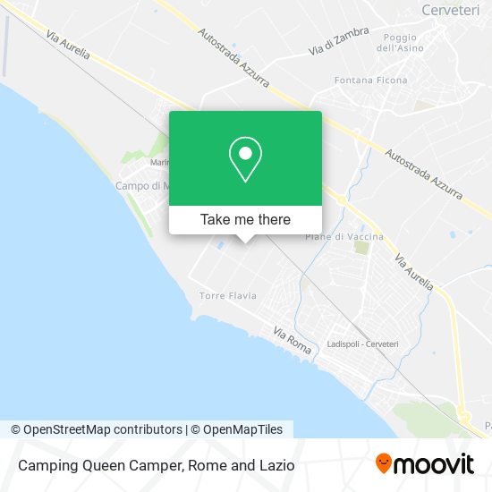 Camping Queen Camper map