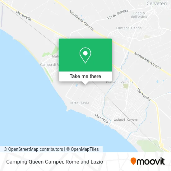 Queen Camper Camping map