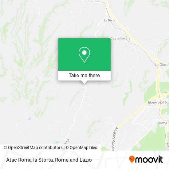Atac Roma-la Storta map