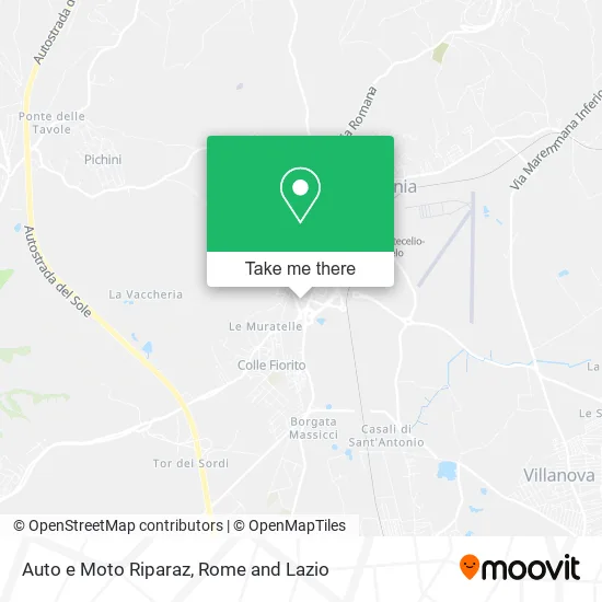Auto and Motorcycle Repair map