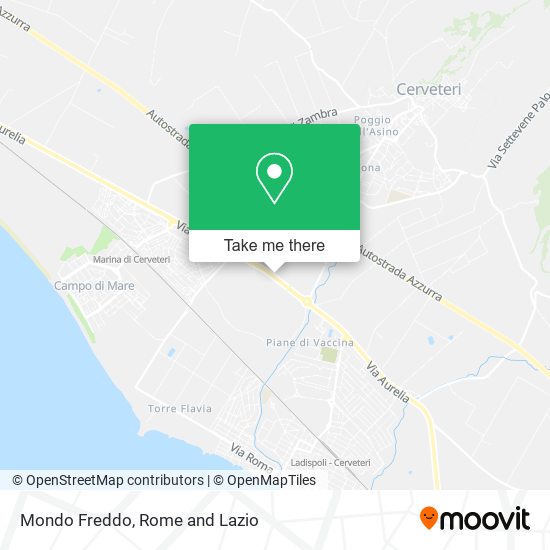 Mondo Freddo map