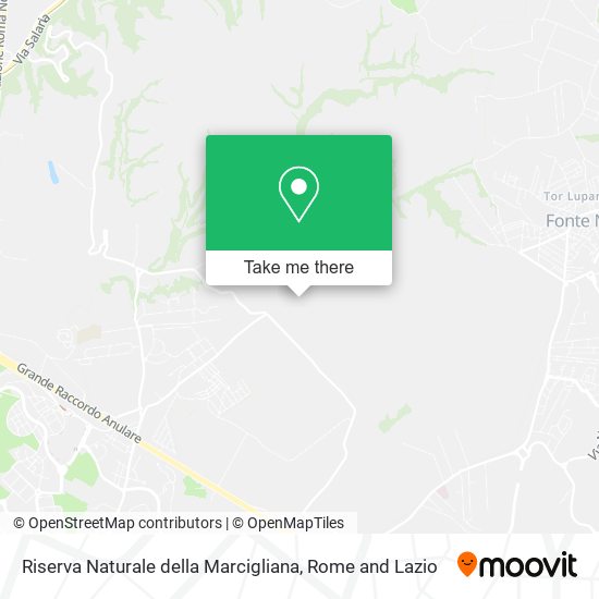 Riserva Naturale della Marcigliana map