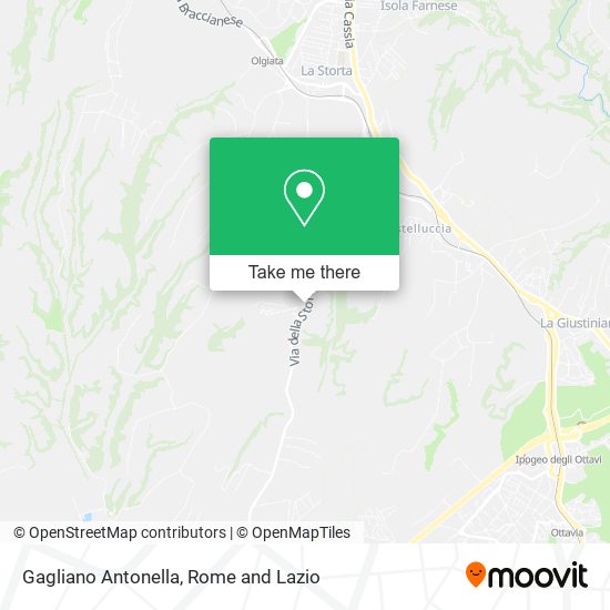 Gagliano Antonella map