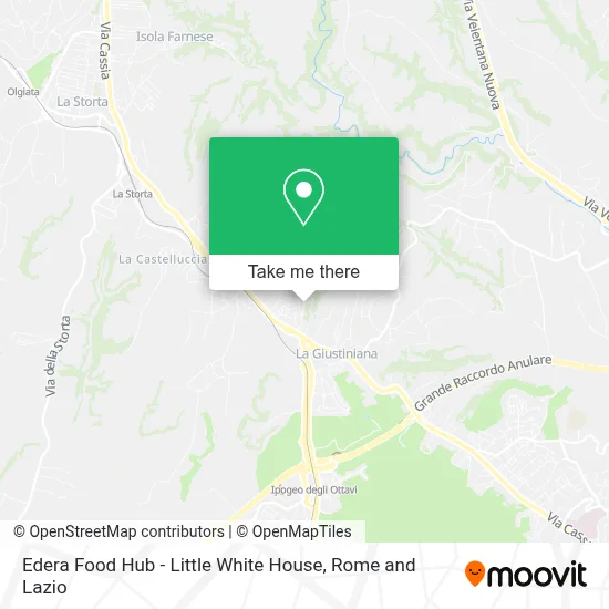 Edera Food Hub - Little White House map