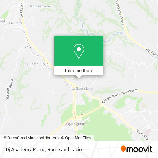 Dj Academy Roma map