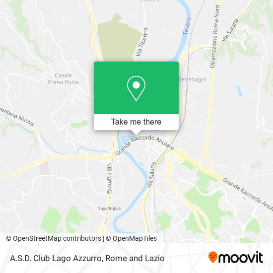 A.S.D. Club Lago Azzurro map