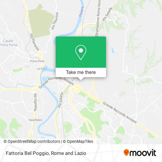 Fattoria Bel Poggio map