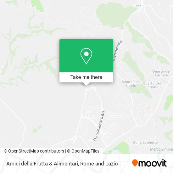 Amici della Frutta & Alimentari map