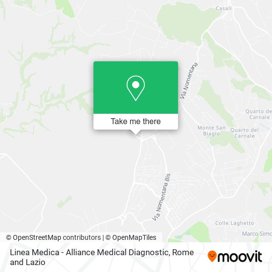 Linea Medica - Alliance Medical Diagnostic map