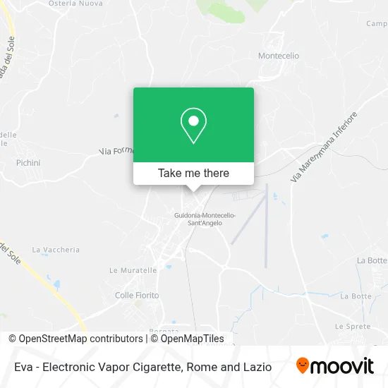 Eva - Electronic Vapor Cigarette map