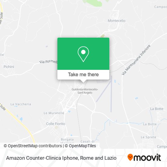 Amazon Counter-Clinica Iphone map