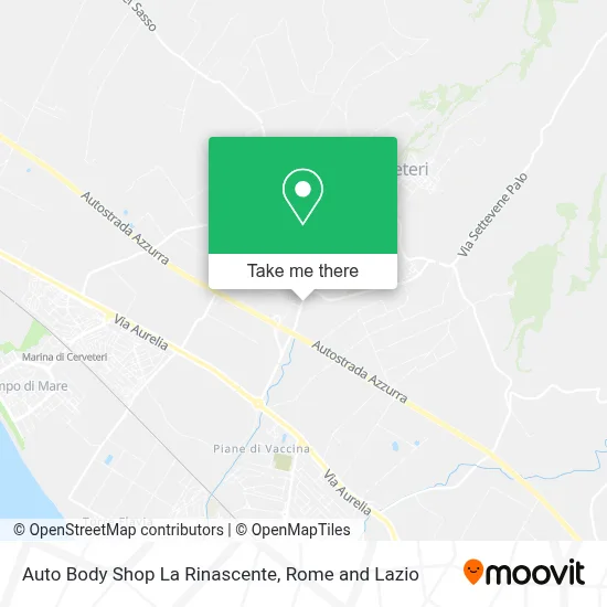 Auto Body Shop La Rinascente map