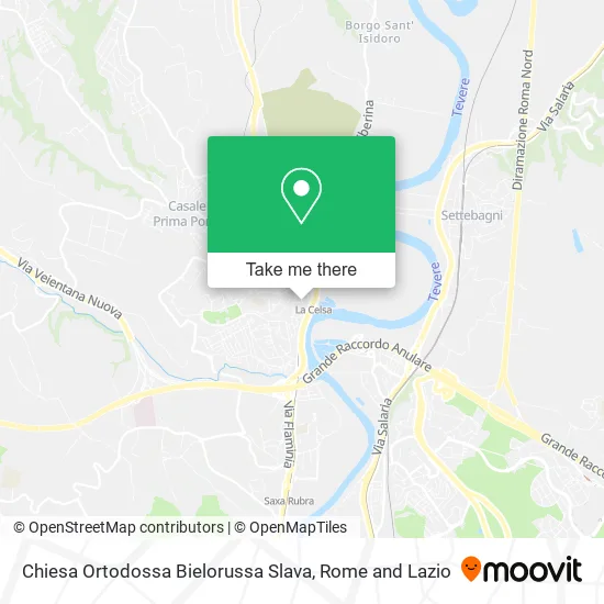 Belarusian Orthodox Slava Church map