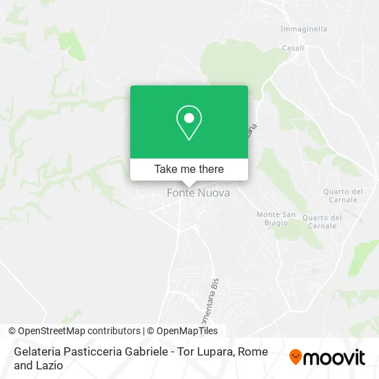 Gelateria Pasticceria Gabriele - Tor Lupara map