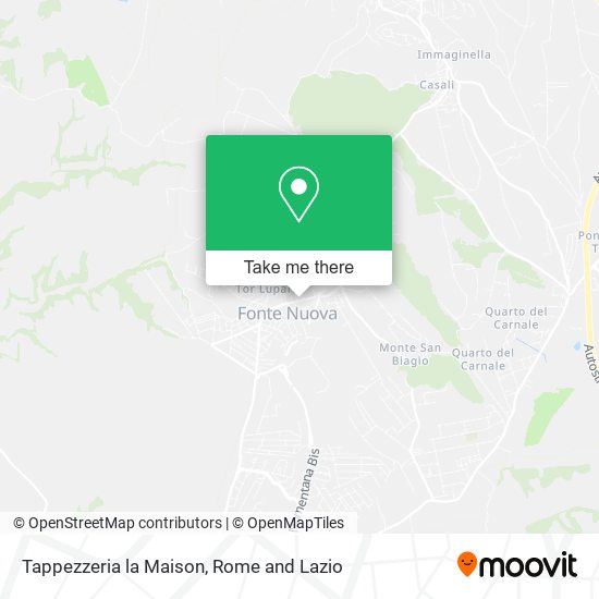 Tappezzeria la Maison map