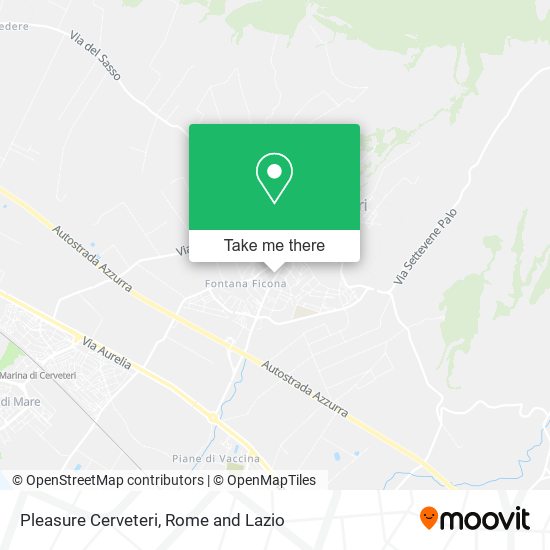 Pleasure Cerveteri map