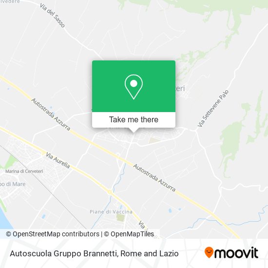 Autoscuola Gruppo Brannetti map