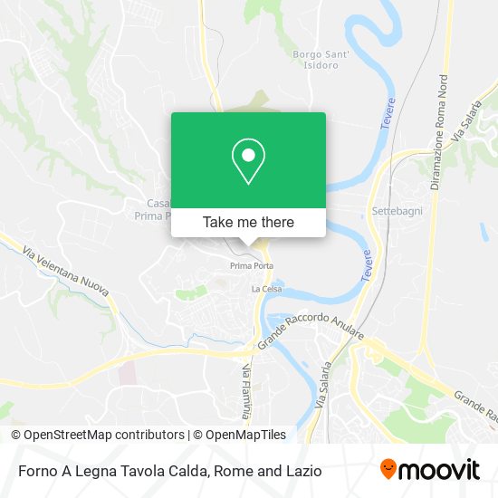 Forno A Legna Tavola Calda map