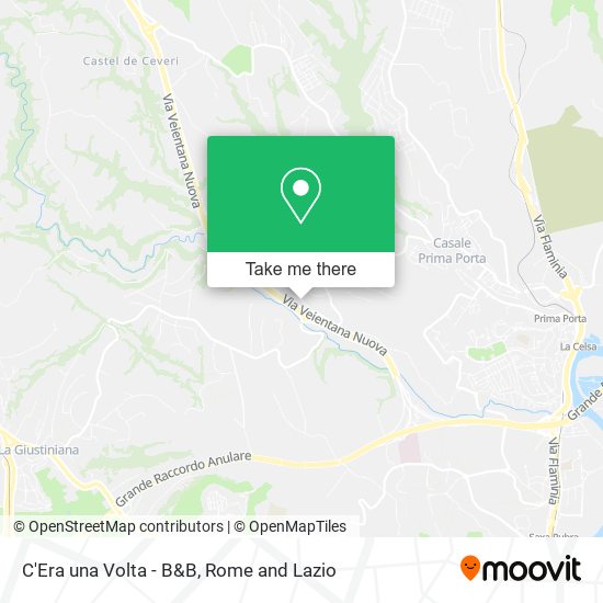 C'Era una Volta - B&B map
