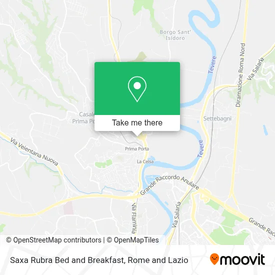 Saxa Rubra Bed and Breakfast map