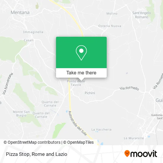 Pizza Stop map