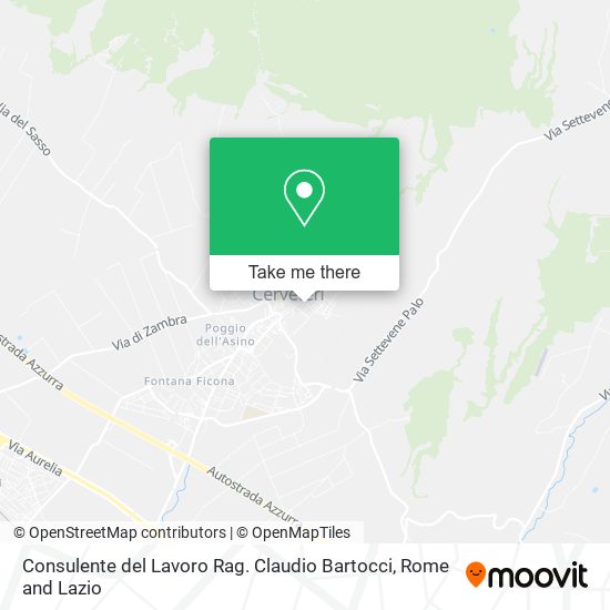 Consulente del Lavoro Rag. Claudio Bartocci map