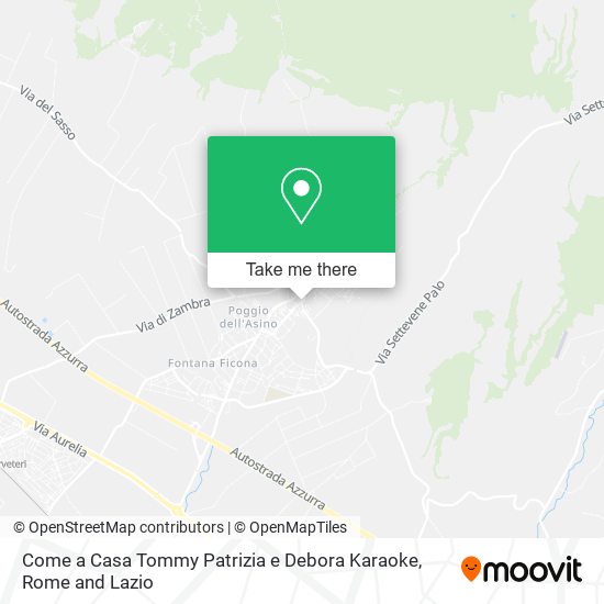 Come a Casa Tommy Patrizia e Debora Karaoke map