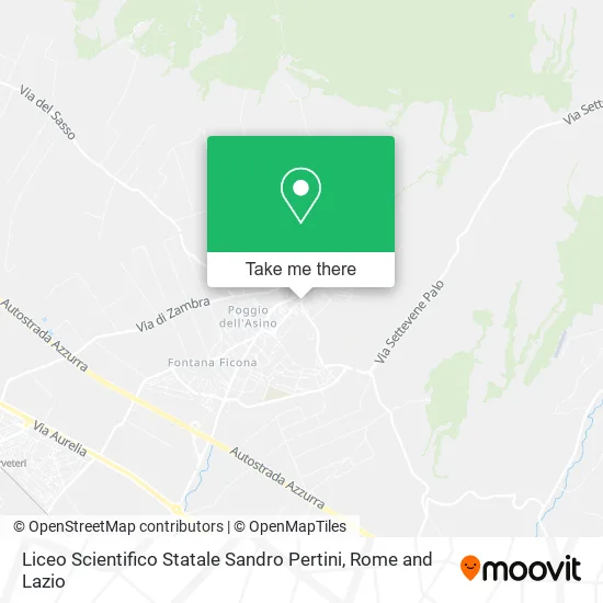 Sandro Pertini Scientific High School map