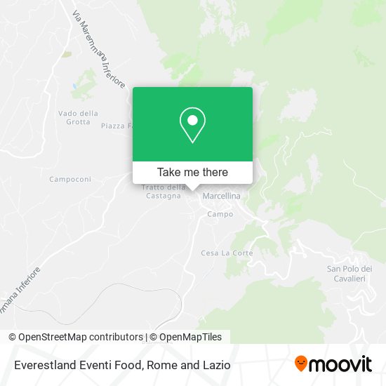 Everestland Eventi Food map