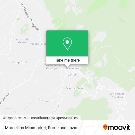 Marcellina Minimarket map