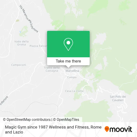 Magic Gym since 1987 Wellness and Fitness map